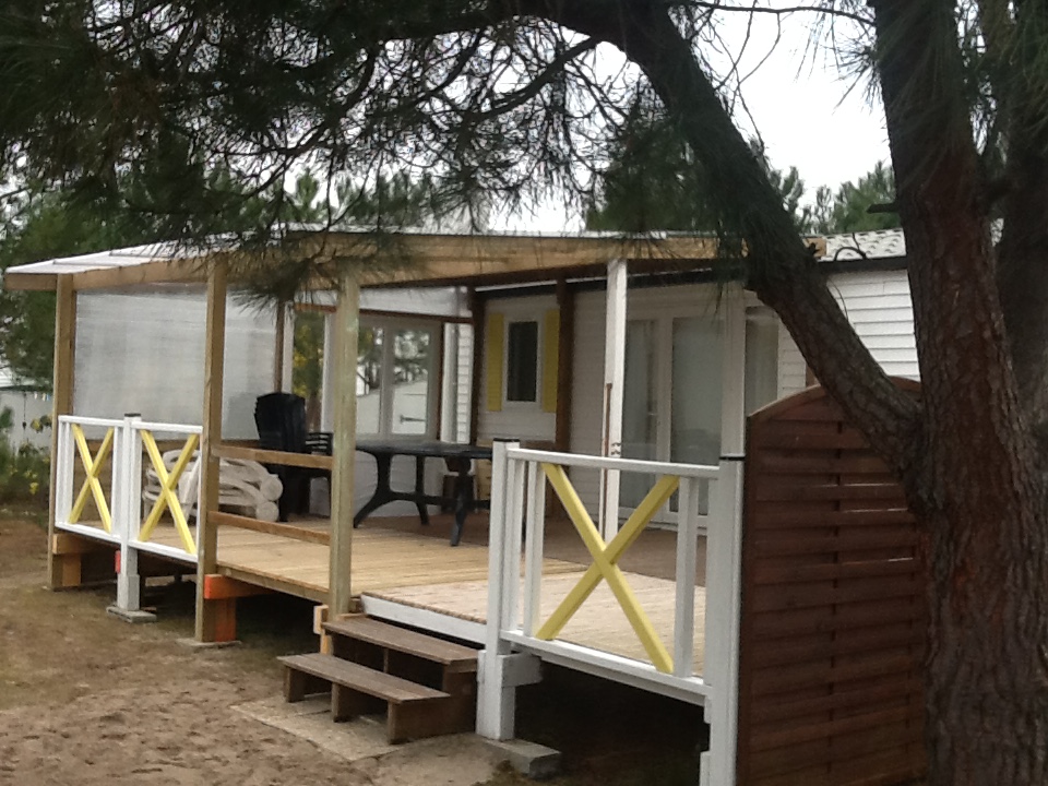Les locations côté camping : Mobile-home ESPACE