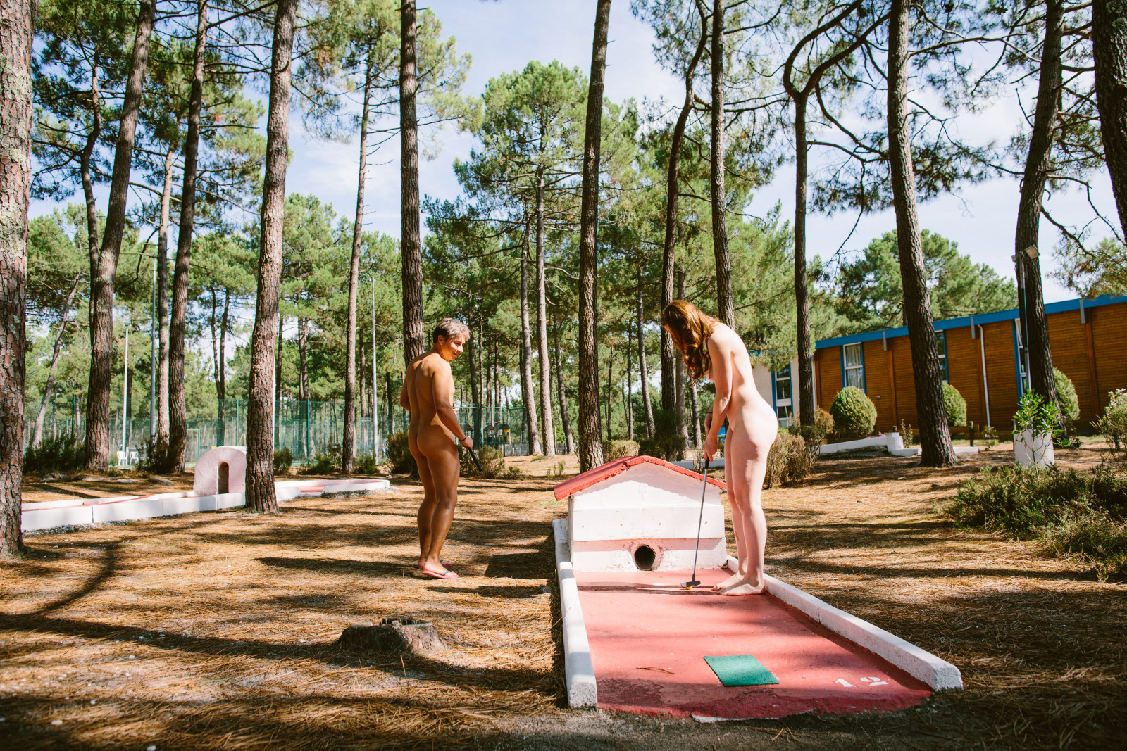 activiteiten van de naturisten camping